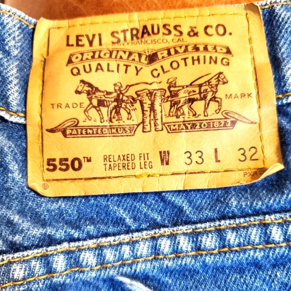 6. Vintage 💙 Levi's ☆ 550 ~ 33 x 32 ~ Made in the USA 🇺🇸 - Picture 1 of 14